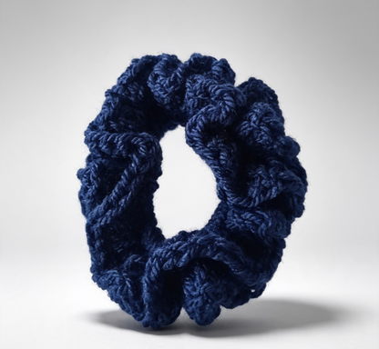 Flutterby crochet scrunchie handmade in the UK for women
